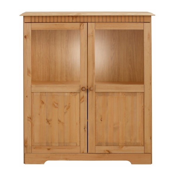 2-drzwiowa szafka z litego drewna sosnowego Støraa Caroline