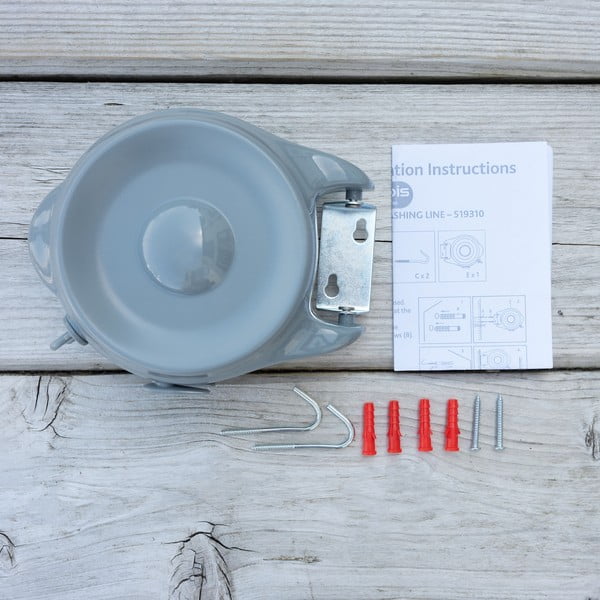 Szara ścienna suszarka na pranie 30 m – Addis-image-3