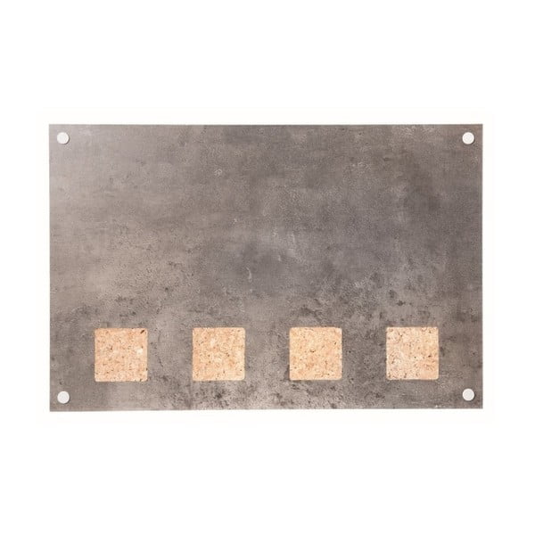 Tablica z gładką powierzchnią z korkowymi elementami Securit® Living Wall, 58x38 cm