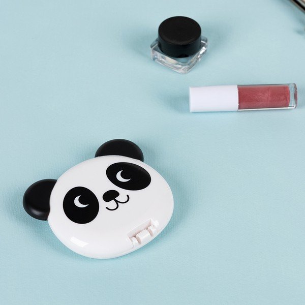 Lustro powiększające kosmetyczne 8x7 cm Miko the Panda – Rex London-image-1