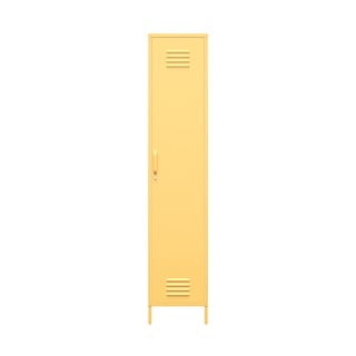 Żółta metalowa szafka Novogratz Cache, 38x185 cm