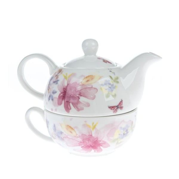 Biały porcelanowy serwis do herbaty – Dakls