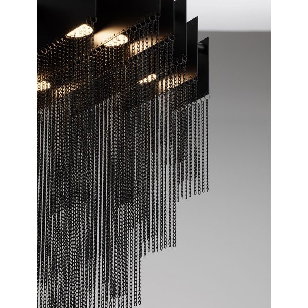 Stalowa lampa wisząca LED ze ściemniaczem w kolorze matowej czerni Revια – Nova Luce-image-2