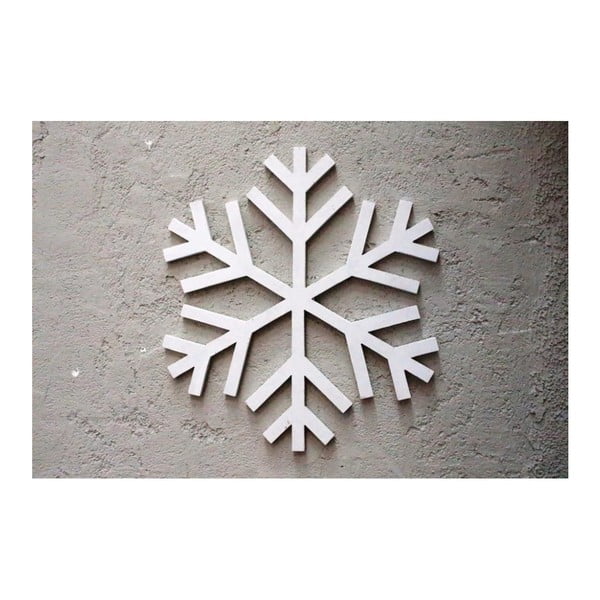 Świąteczna dekoracja ścienna Snow Flake, 38x1,8x38 cm