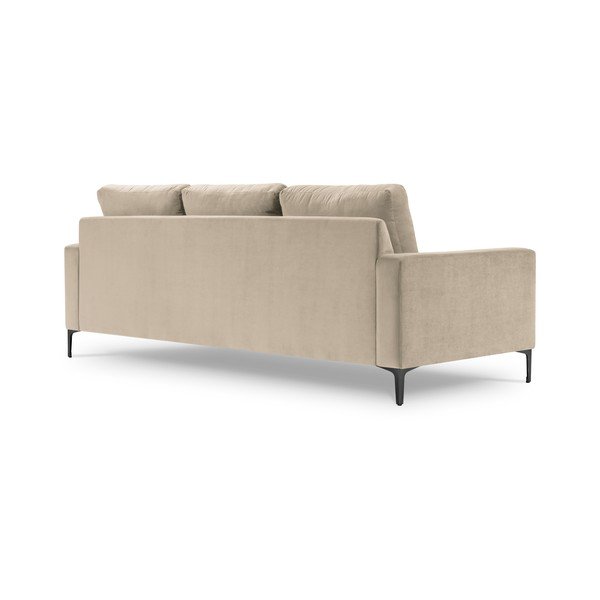 Beżowa aksamitna sofa Kooko Home Harmony, 220 cm-image-3