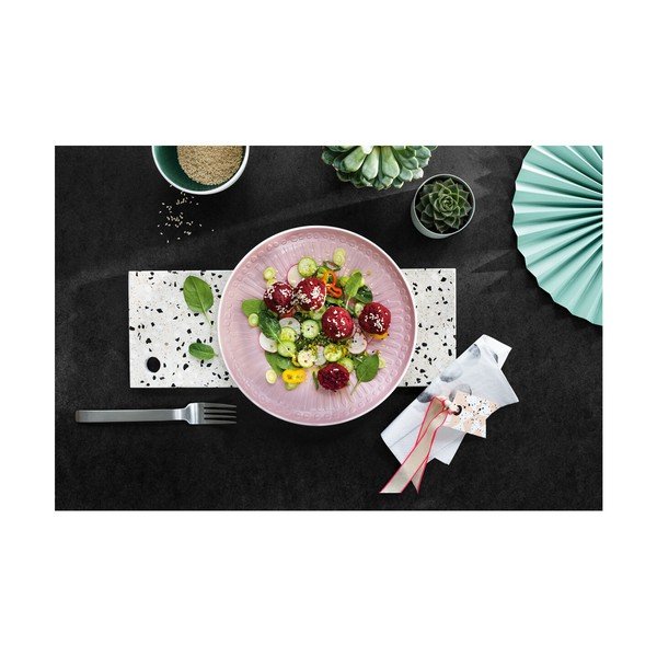 Biało-różowy porcelanowy talerz Villeroy & Boch Blossom, ⌀ 24 cm-image-2