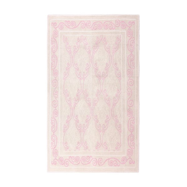 Kremowy dywan bawełniany Floorist Snow Powder, 60x90 cm