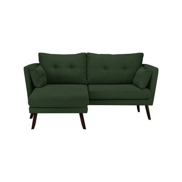 Zielona sofa 3-osobowa Mazzini Sofas Elena, z szezlongiem po lewej stronie-image-4