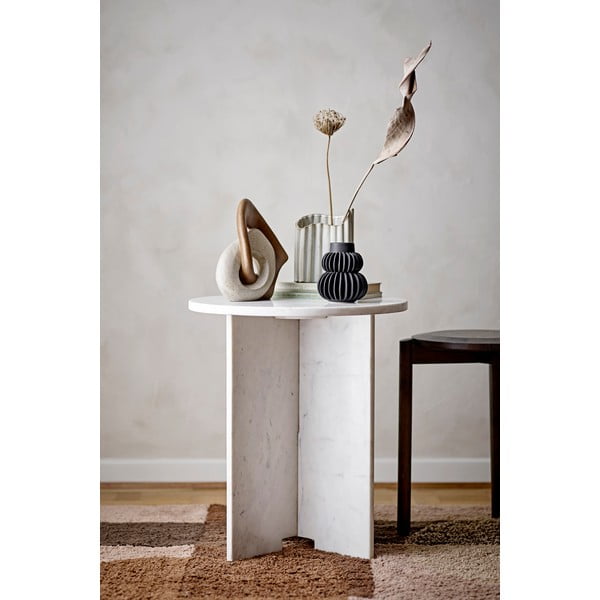 Marmurowy okrągły stolik ø 46 cm Jasmia – Bloomingville-image-1