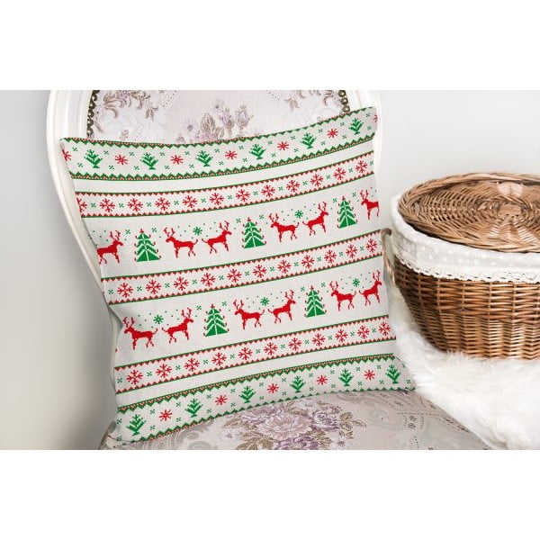 Poszewka na poduszkę ze świątecznym motywem 43x43 cm – Mila Home-image-1