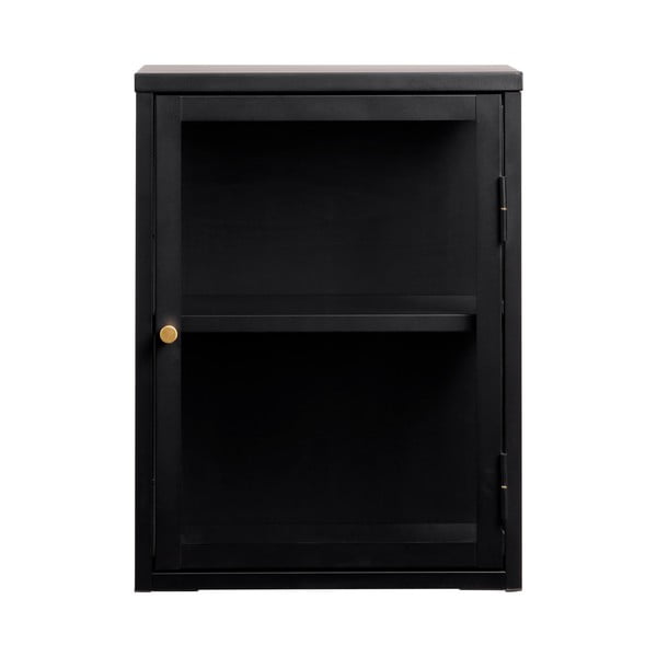 Czarna metalowa witryna 45x60 cm Carmel – Unique Furniture