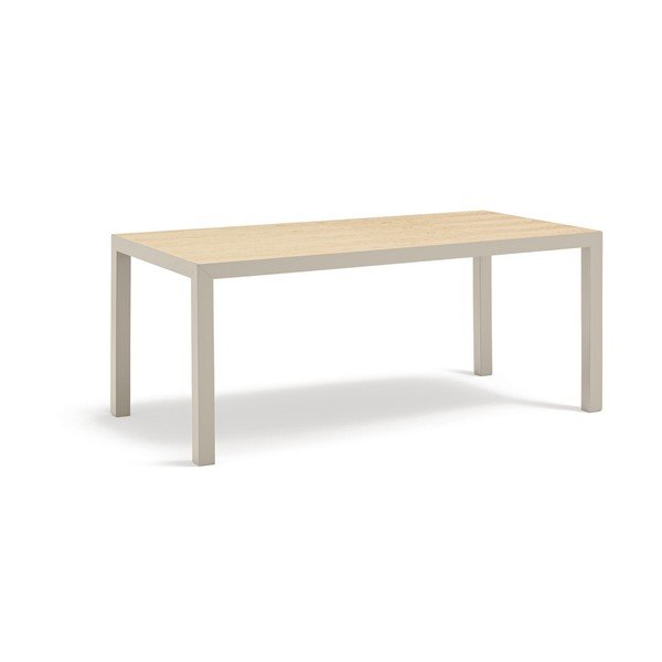 Stół z blatem z drewna dębowego 75x180 cm Alma – Teulat