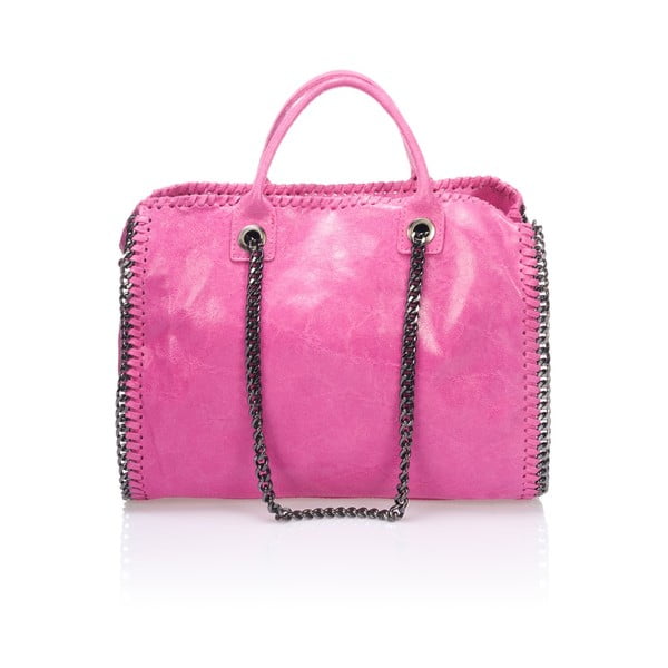 Skórzana torebka Markese 1169 Pink