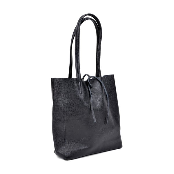 Czarna skórzana torebka Sofia Cardoni Vera-image-2