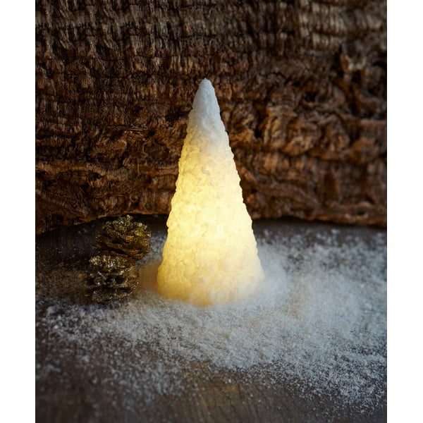 Dekoracja świetlna LED w kształcie choinki Sirius Snow Cone, wys. 18 cm