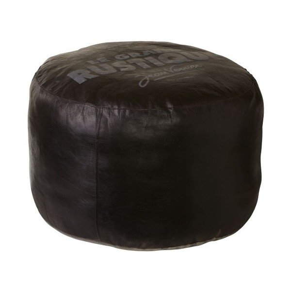 Puf skórzanyTexas Black-image-1