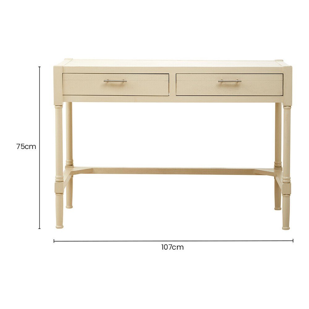 Biurko z litego drewna sosnowego 48x107 cm Heritage – Premier Housewares (zdjęcie 10)