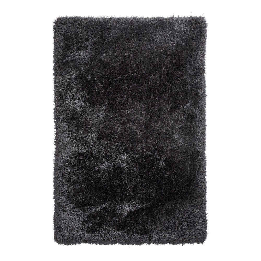 Ciemnoszary ręcznie tkany dywan Think Rugs Montana Puro Dark Grey, 120x170 cm