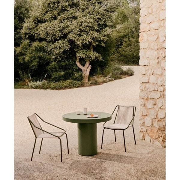 Okrągły stół ogrodowy betonowy ø 90 cm Aiguablava – Kave Home-image-1