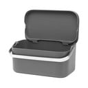 Ciemnoszary pojemnik na odpadki organiczne 1,8 l SinkSide – Brabantia