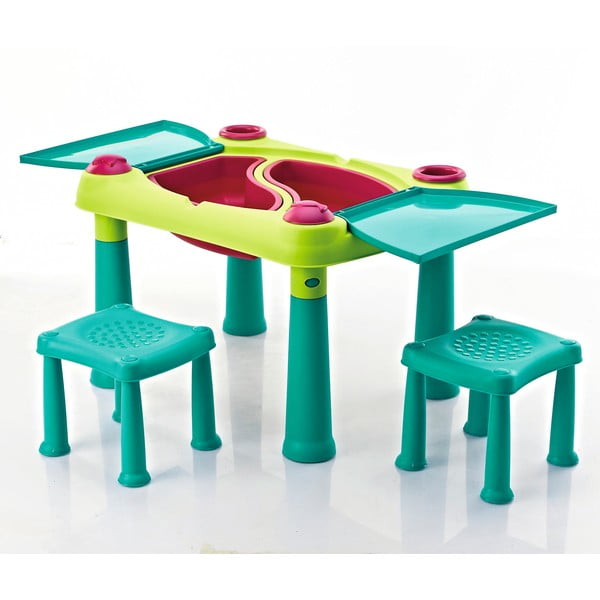Zestaw stołu do zabawy i 2 krzesełek dla dzieci Curver Creatice