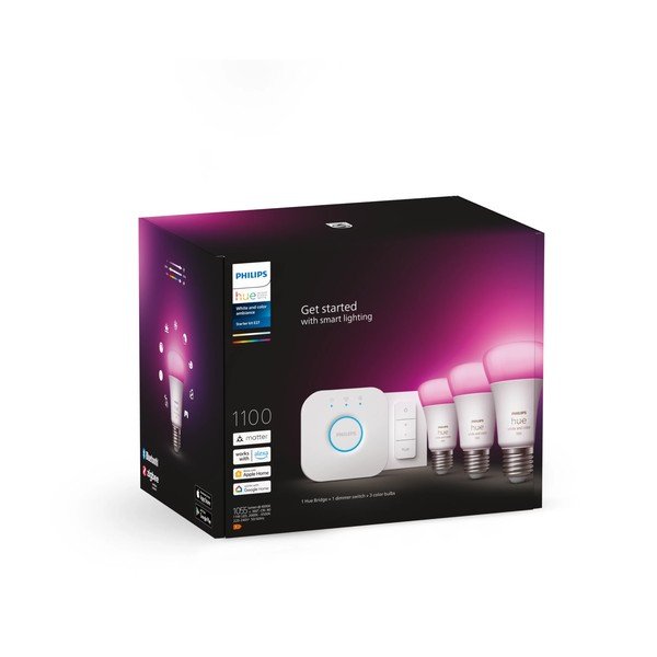 Inteligentny zestaw startowy 5 szt. z gwintem E27, 11 W White and color ambiance – Philips Hue-image-2