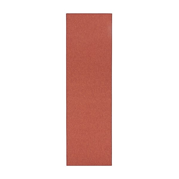 Czerwonopomarańczowy chodnik BT Carpet Casual, 80x300 cm