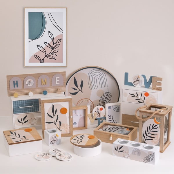 Pojemniki dekoracyjne z pokrywką zestaw 2 szt. ø 20x8,5 cm – Casa Selección-image-1