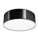 Czarna lampa sufitowa Sollux Atis