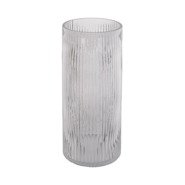 Szary szklany wazon PT LIVING Allure, wys. 30 cm