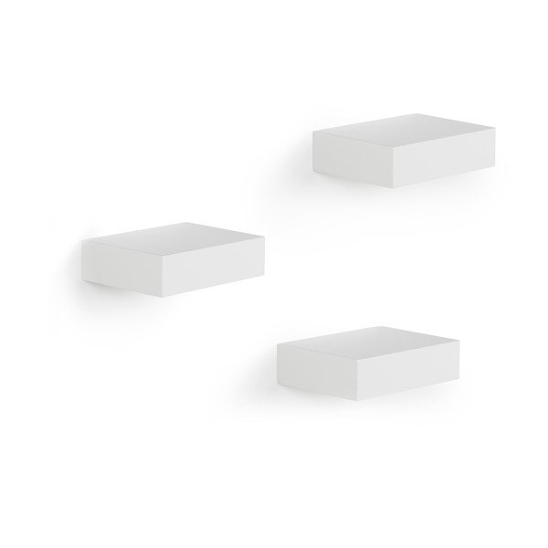 Białe półki zestaw 3 szt. 11 cm Showcase – Umbra
