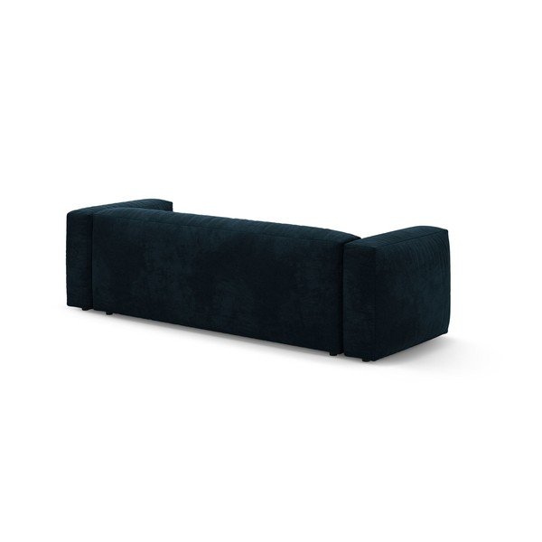Ciemnoniebieska aksamitna rozkładana sofa modułowa 264 cm – Micadoni -image-4