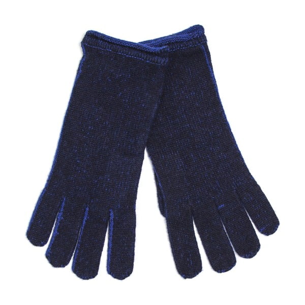 Niebieskie rękawiczki Silk and Cashmere Vague