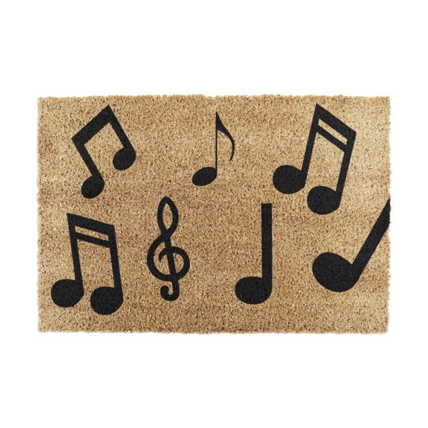 Wycieraczka z włókna kokosowego 40x60 cm Music Notes – Artsy Doormats