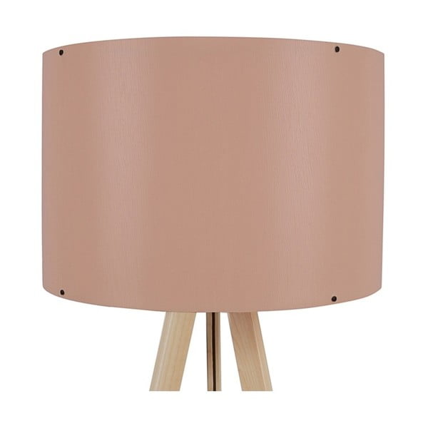 Lampa stojąca z jasnoróżowym abażurem Aiden-image-2