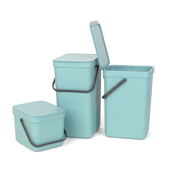 Kosz Sort & Go 16 l, miętowy-image-4