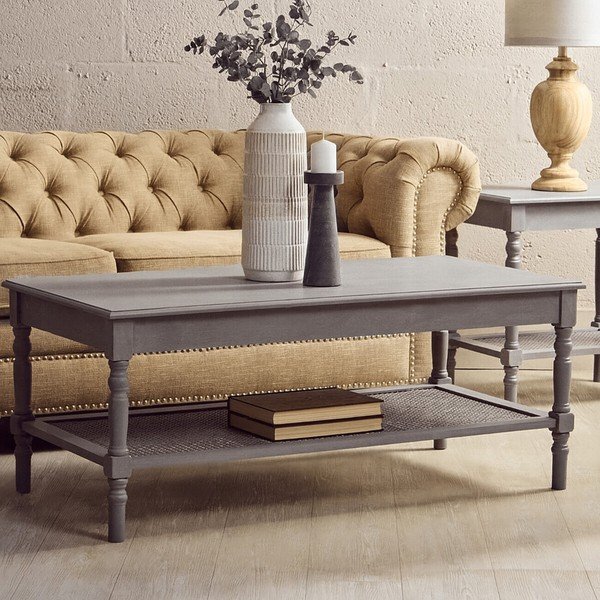 Szary stolik 60x120 cm Heritage – Premier Housewares-image-3