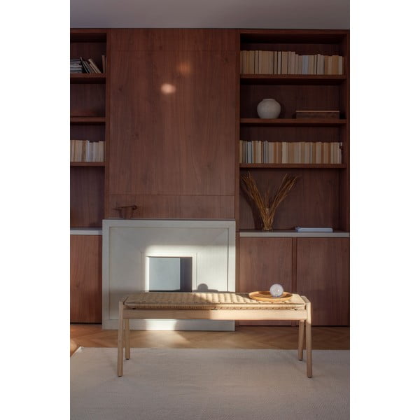 Ławka w naturalnym kolorze Klupa – Gazzda-image-1