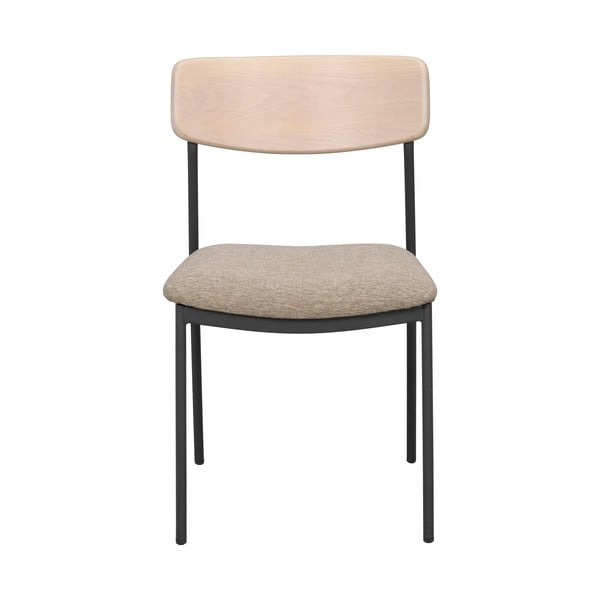 Beżowo-naturalne krzesła zestaw 2 szt. Maymont – Rowico-image-3