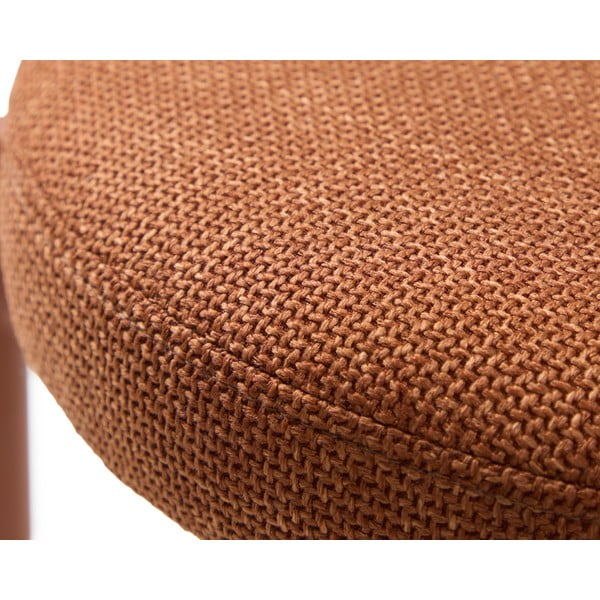 Metalowy stołek w kolorze terakoty Pelican – Unique Furniture-image-4