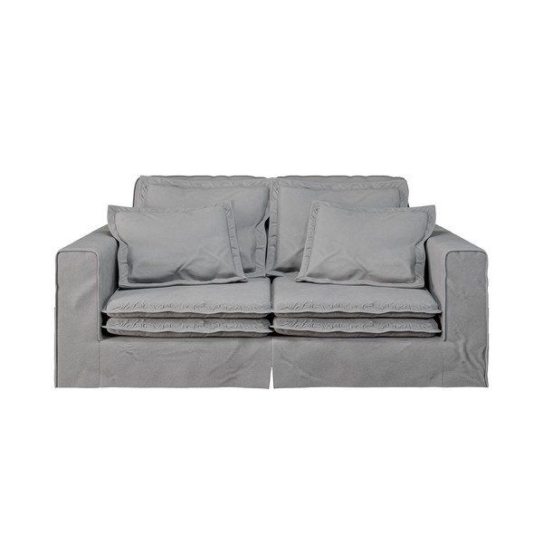 Jasnoszara sofa 196 cm Nora – Ropez