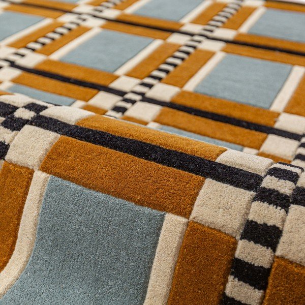 Wełniany dywan tkany ręcznie 140x200 cm Quadro Wool – Flair Rugs-image-3