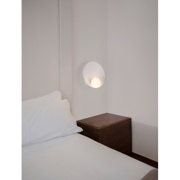 Stalowy kinkiet w matowym białym kolorze Minim – Nova Luce-image-1