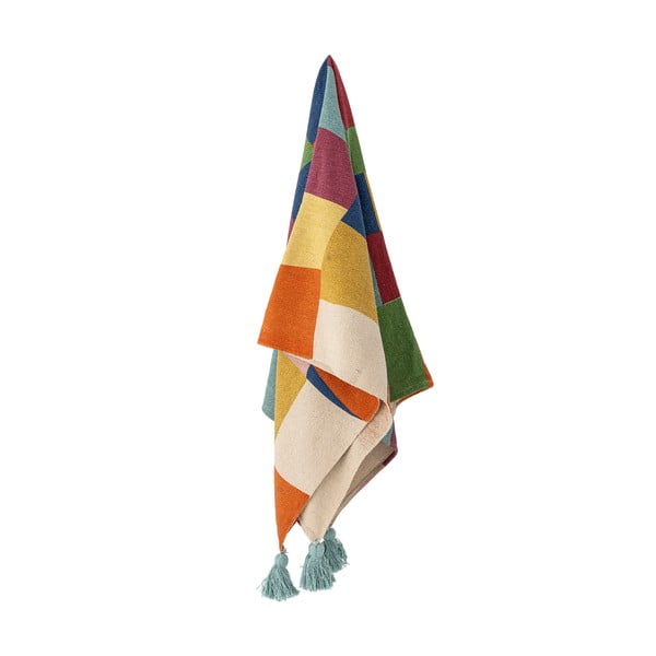 Koc dziecięcy z bawełny z recyklingu 130x160 cm Colorine – Bloomingville Mini