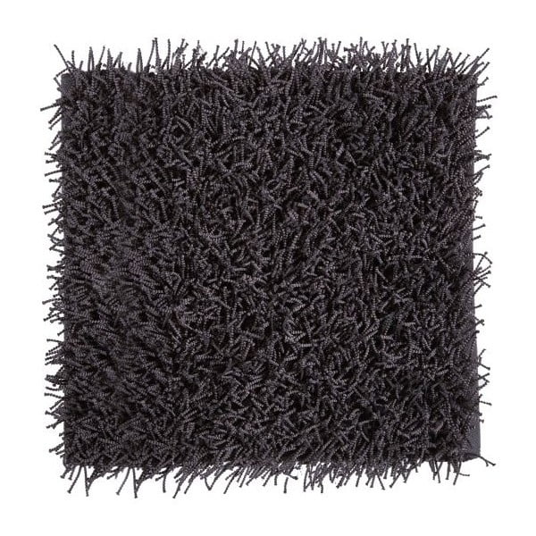 Ciemnoszary dywanik łazienkowy Aquanova Taro, 60 x 60 cm
