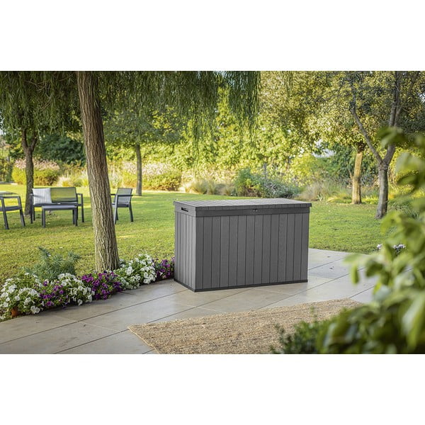 Szara skrzynia ogrodowa Darwin – Keter-image-2