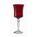 Zestaw 6 czerwonych kieliszków do wina Crystalex Extravagance, 300 ml