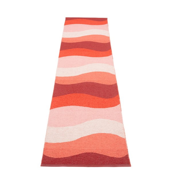 Czerwony chodnik odpowiedni na zewnątrz 70x300 cm Urvi Fire – Pappelina