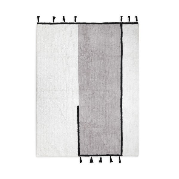 Biało-szary dywan odpowiedni do prania 120x170 cm Dragor – HF Living