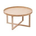 Okrągły stolik z drewna dębowego Wireworks Round, Ø 66 cm
